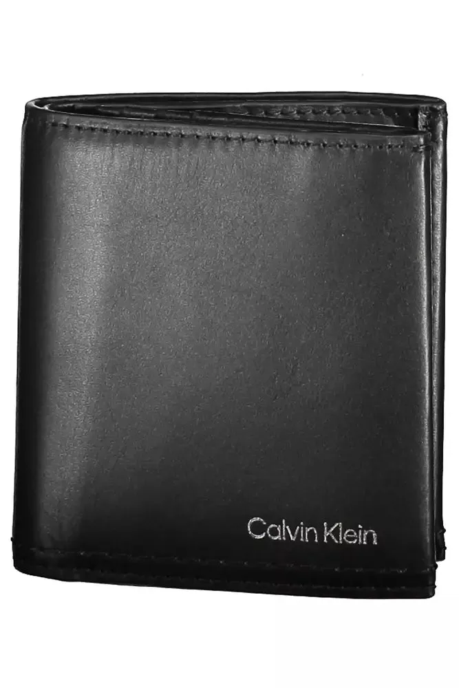 Black Leather Men Wallet sold by Louxly