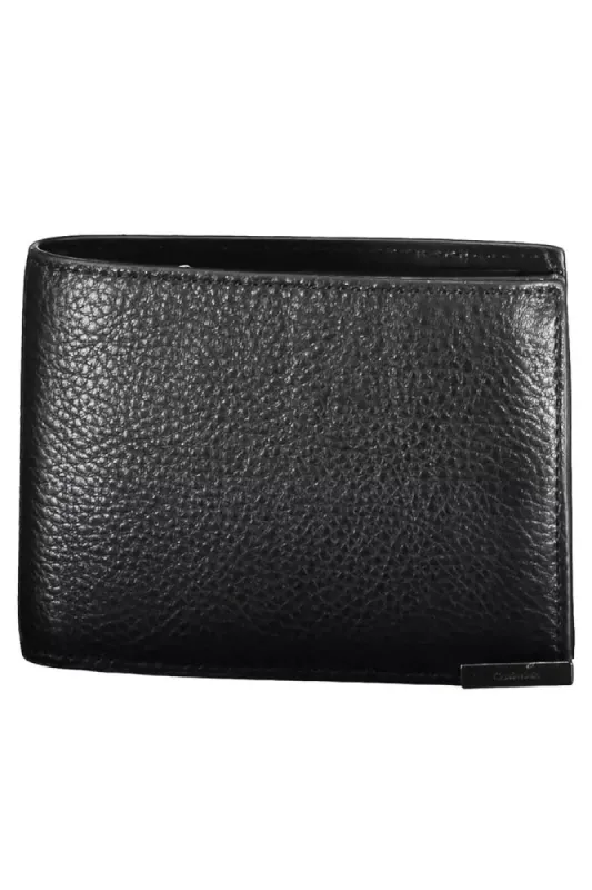 Black Leather Mens Wallet sold by Louxly