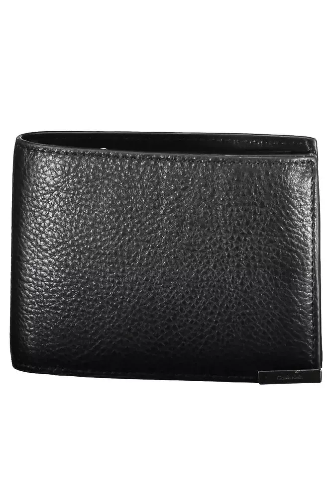 Black Leather Mens Wallet sold by Louxly