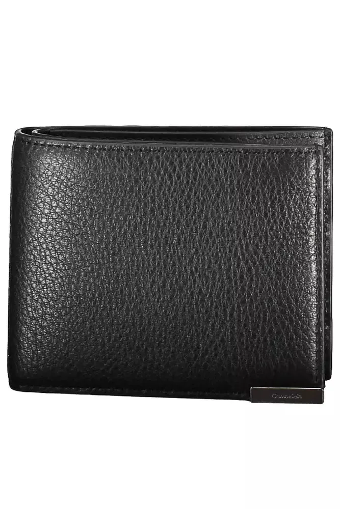 Black Leather Men Wallet sold by Louxly
