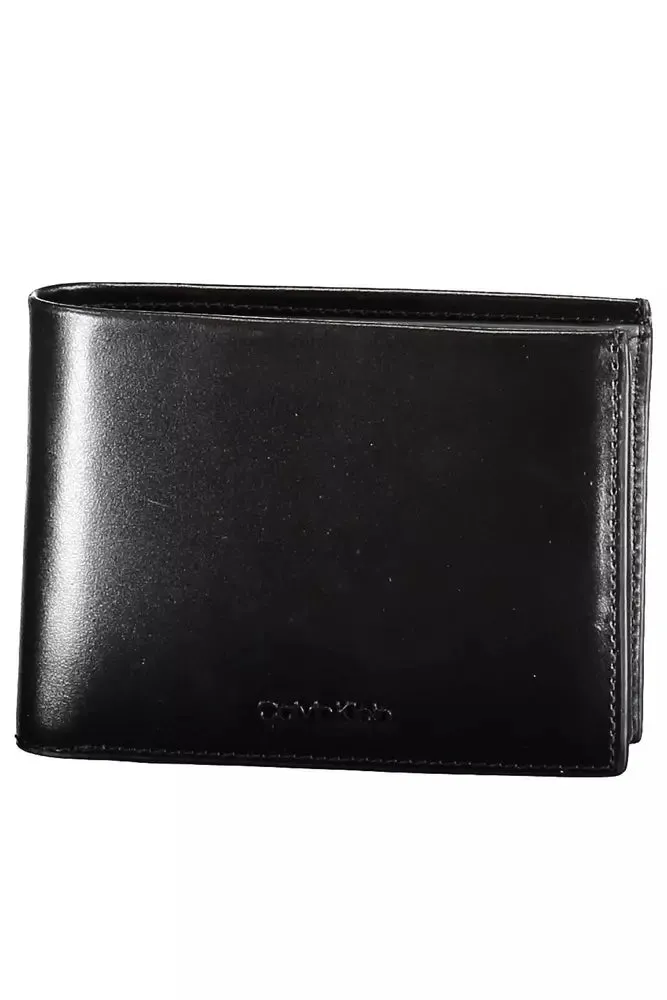 Black Leather Men Wallet sold by Louxly