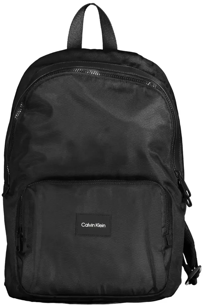 Black Polyester Men Backpack sold by Louxly