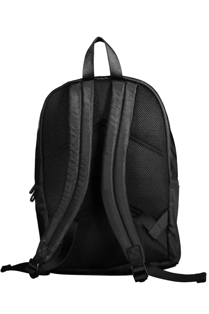 Black Polyester Men Backpack sold by Louxly product image thumbnail 2