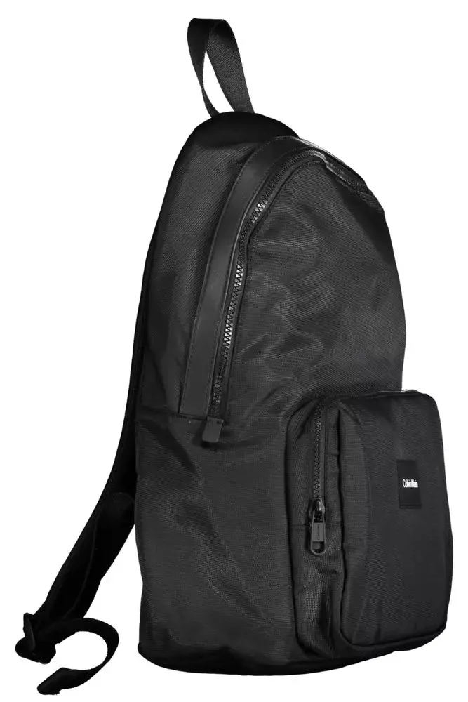 Black Polyester Men Backpack sold by Louxly product image thumbnail 3