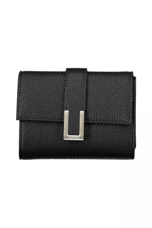 Black Polyester Women Wallet sold by Louxly