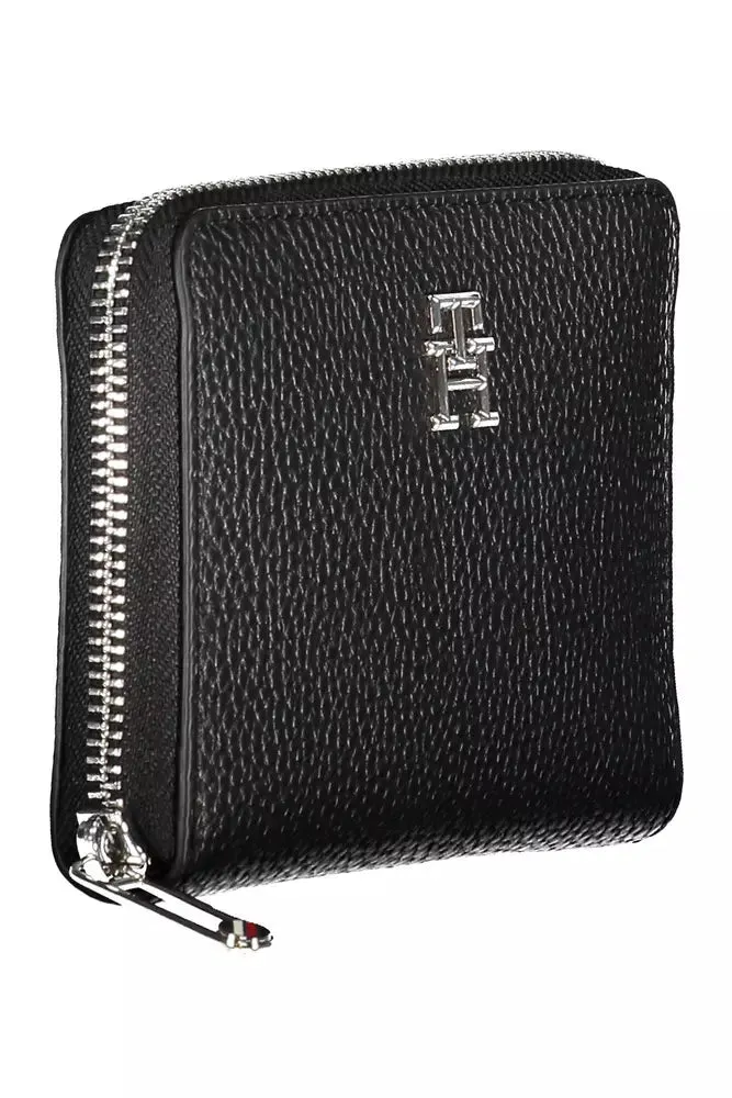 Elegant Black Polyethylene Zip Wallet sold by Louxly product image thumbnail 3