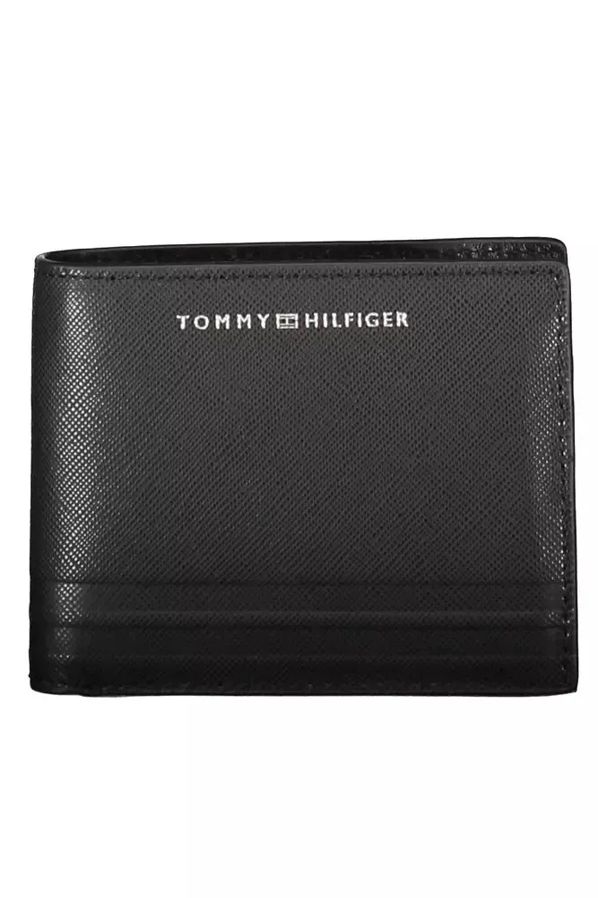 Black Leather Mens Wallet sold by Louxly