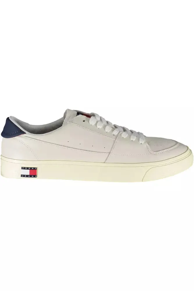 White Leather Men Sneaker sold by Louxly