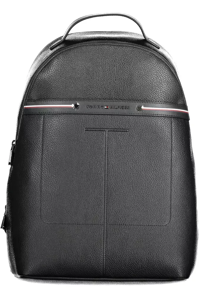 Black Polyethylene Men Backpack sold by Louxly