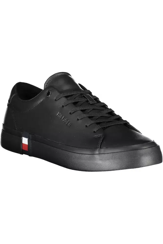 Black Leather Men Sneaker sold by Louxly product image thumbnail 2