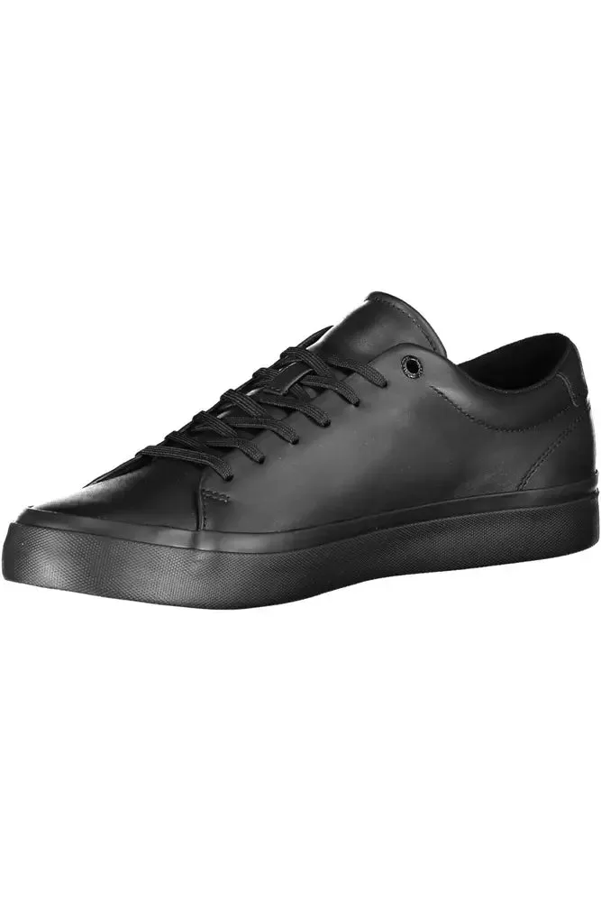 Black Leather Men Sneaker sold by Louxly product image thumbnail 3