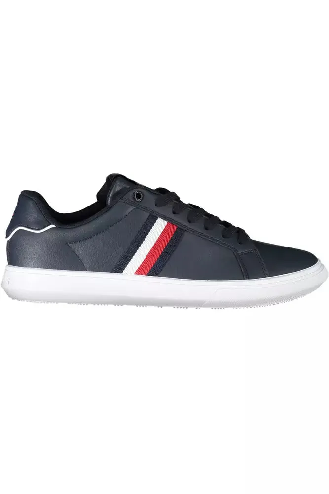 Blue Leather Men Sneaker sold by Louxly