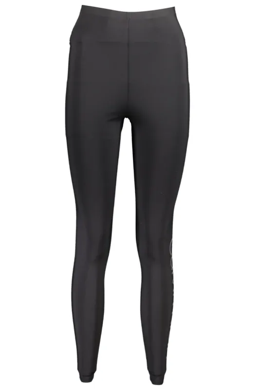Black Polyester Women Legging sold by Louxly