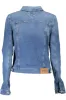 Blue Cotton Women Jacket sold by Louxly