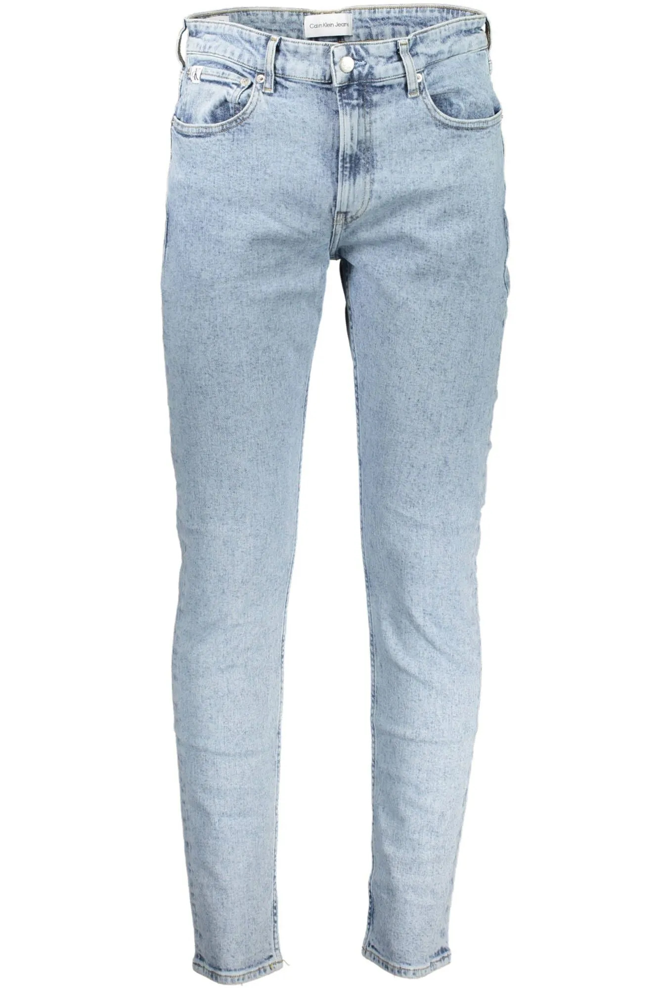 Light Blue Cotton Men Jeans sold by Louxly