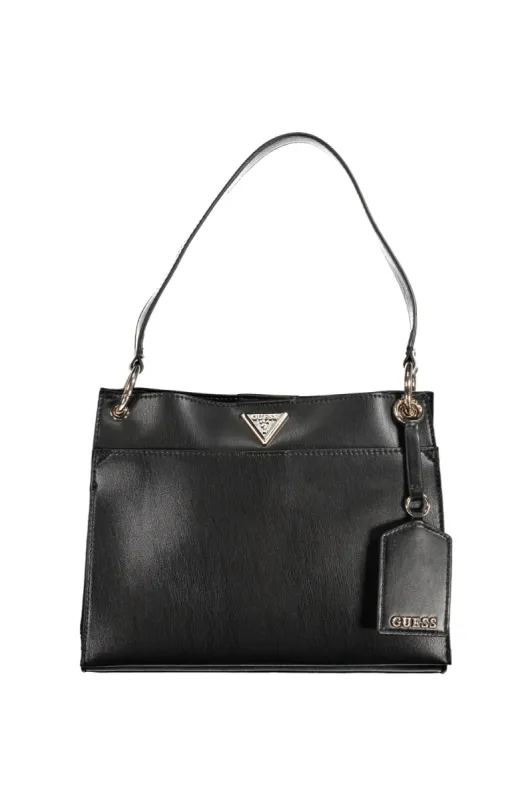 Black Polyethylene Women Handbag sold by Louxly