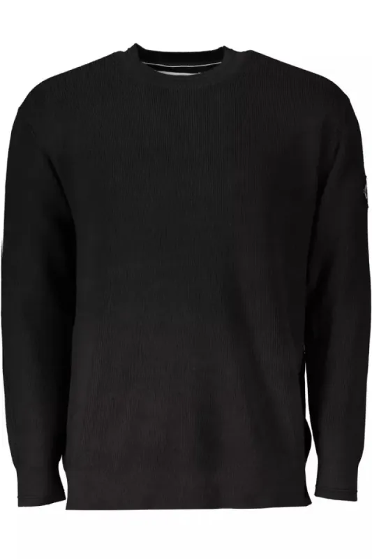 Black Cotton Men Sweater sold by Louxly