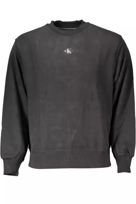 Black Cotton Men Sweater sold by Louxly