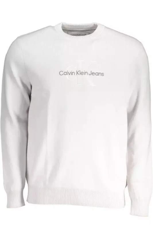Gray Cotton Men Sweater made by Calvin Klein