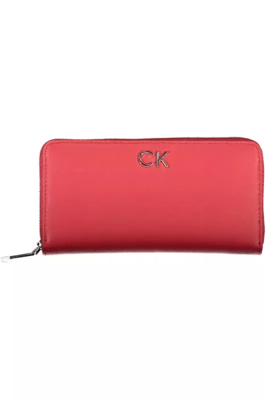 Red Polyethylene Women Wallet sold by Louxly