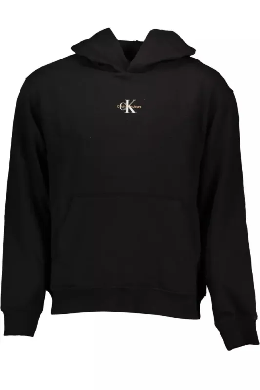 Black Cotton Men Sweatshirt sold by Louxly