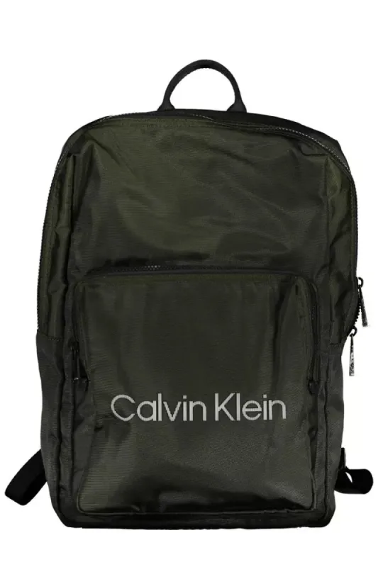 Green Polyester Men Backpack sold by Louxly