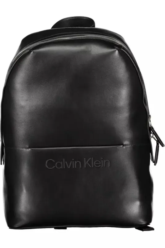 Black Polyester Men Backpack sold by Louxly
