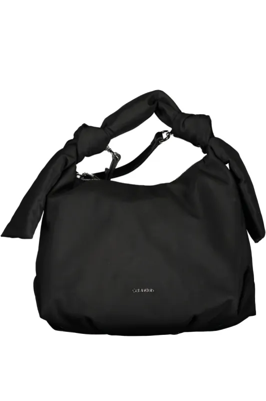 Black Polyester Women Handbag sold by Louxly