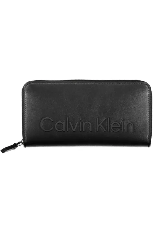 Black Polyethylene Women Wallet sold by Louxly