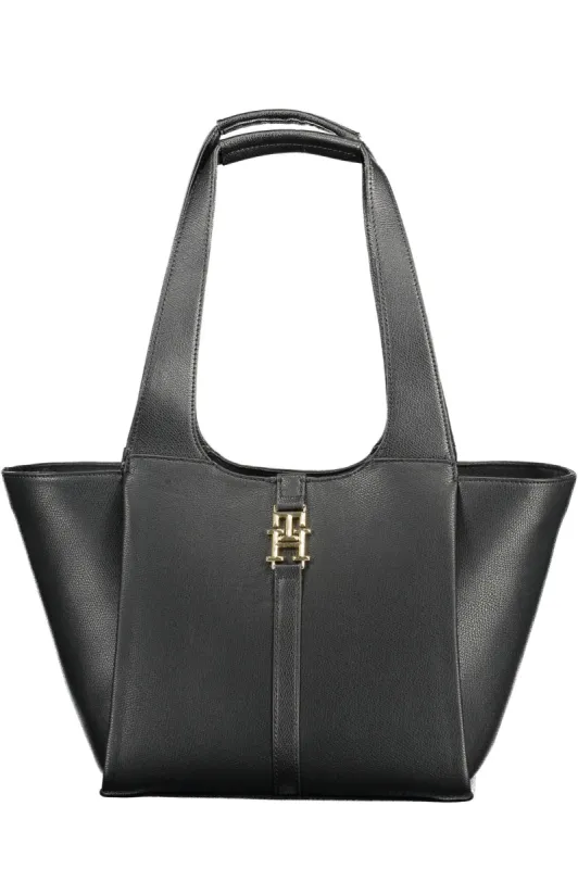 Black Polyethylene Women Handbag sold by Louxly