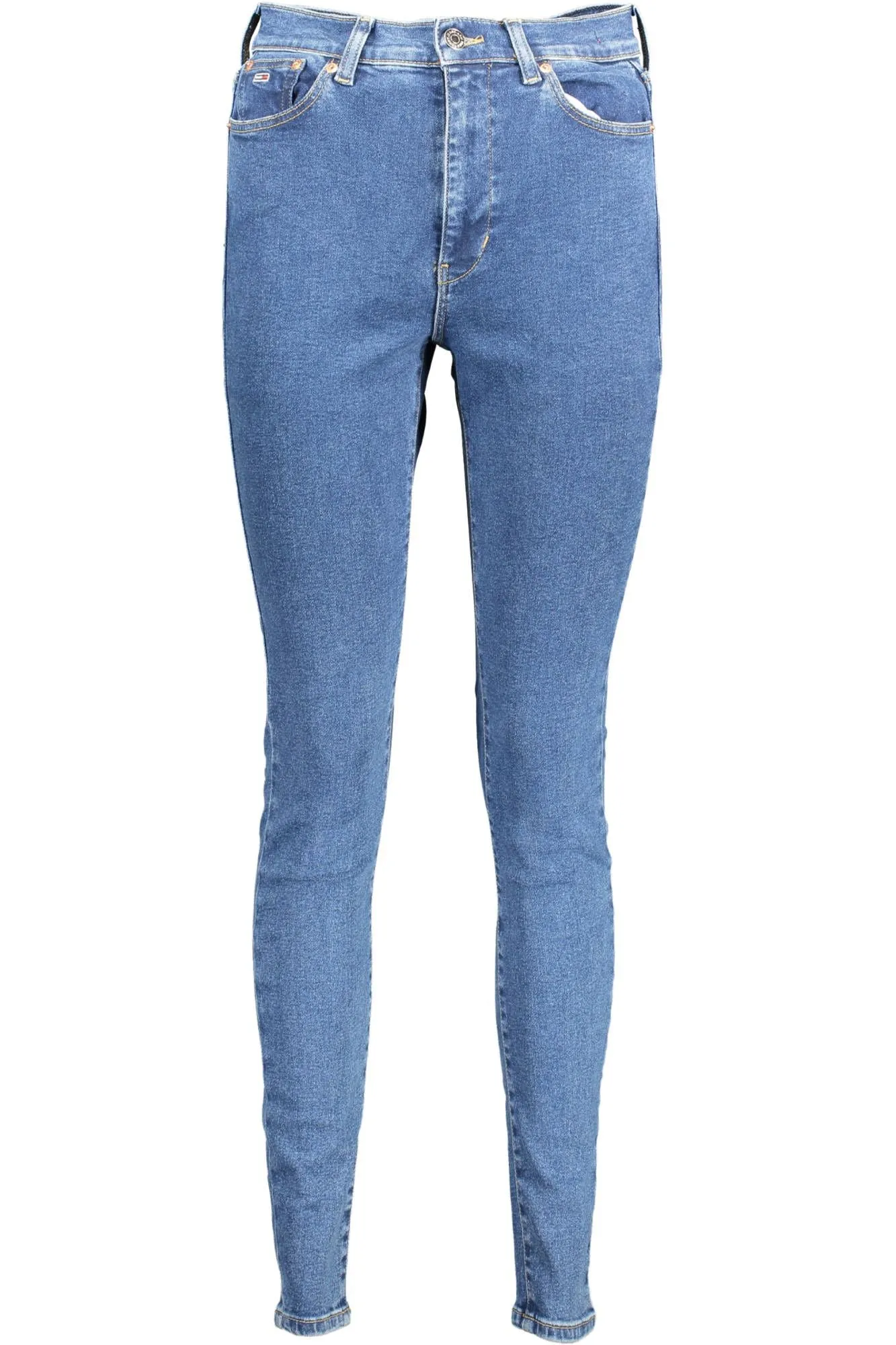 Blue Cotton Women's Skinny Jean sold by Louxly