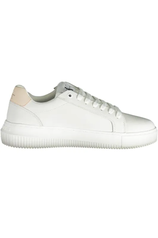 White Leather Women Sneaker sold by Louxly