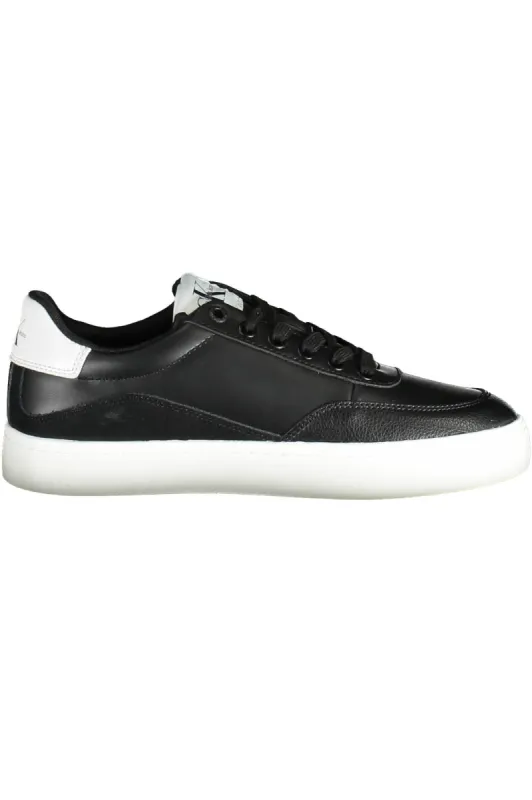 Black Leather Women Sneaker sold by Louxly