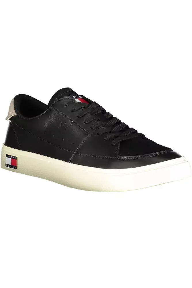 Black Leather Men Sneaker sold by Louxly product image thumbnail 2