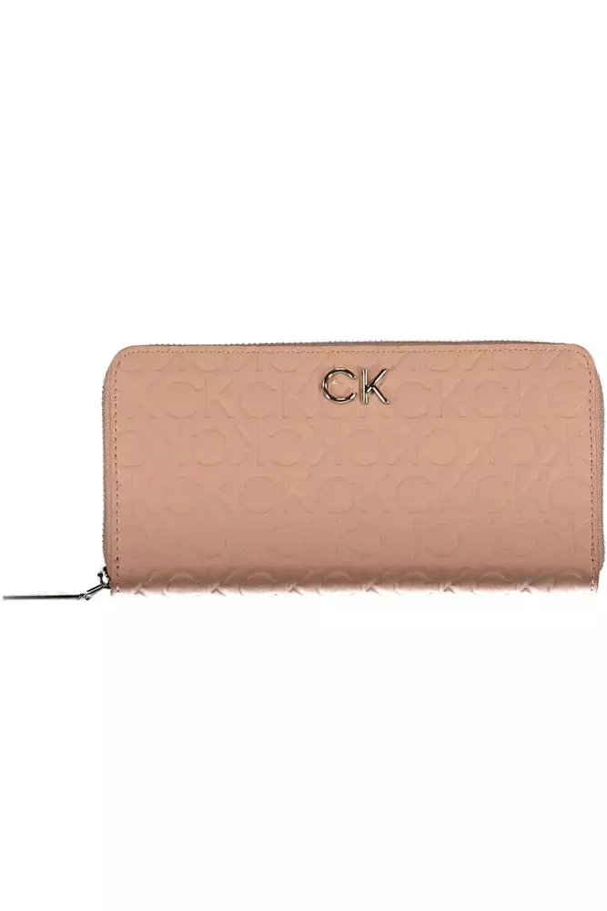 Pink Polyester Women Wallet sold by Louxly