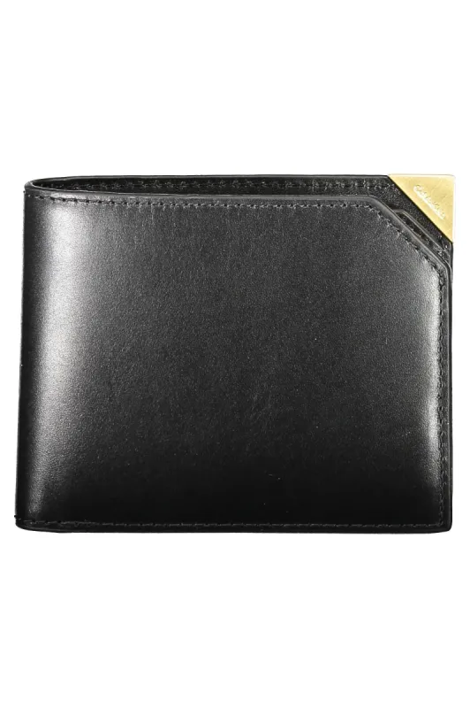 "Black Leather Men Wallet" sold by Louxly