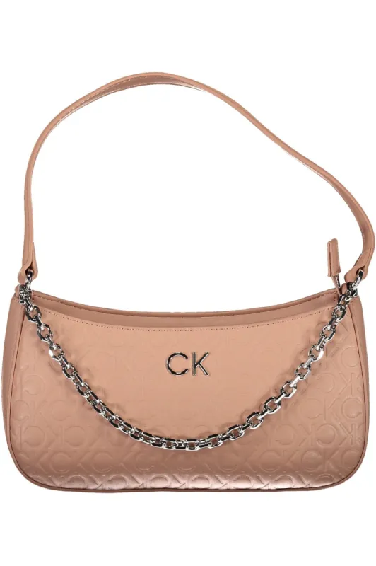 Pink Polyester Women Handbag sold by Louxly