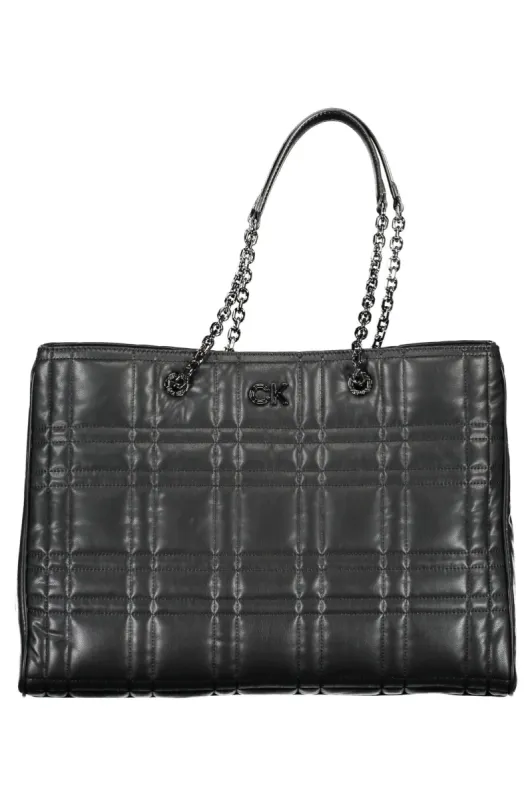 Black Polyester Women Handbag sold by Louxly