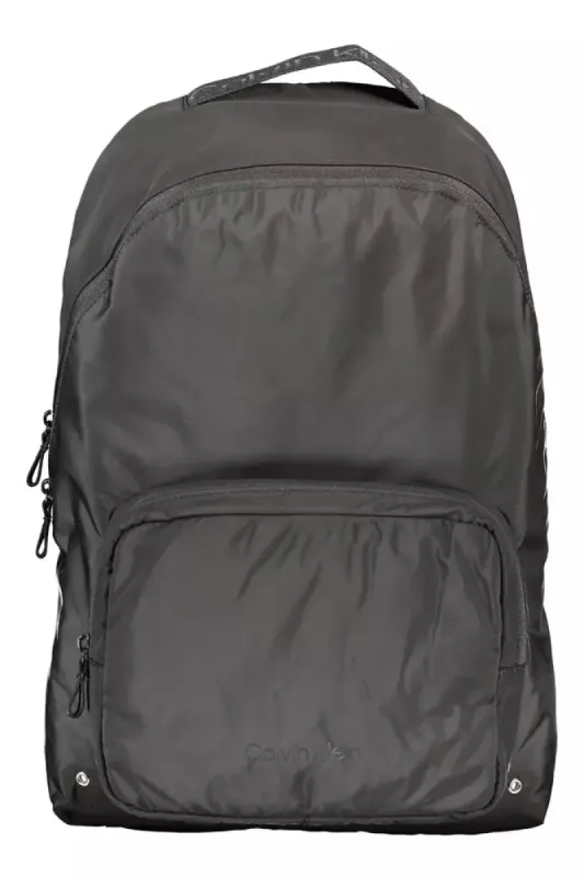Black Polyester Men Backpack sold by Louxly