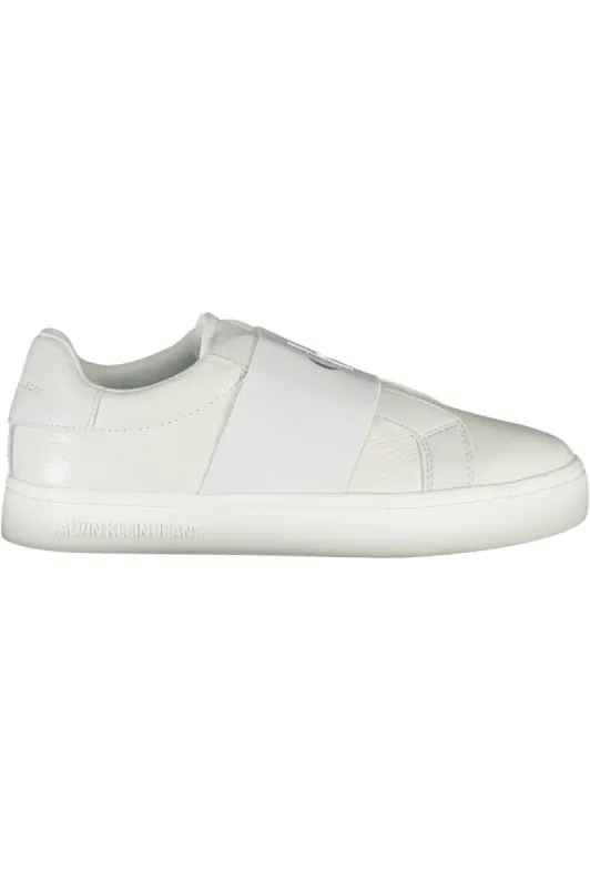White Leather Women Sneaker sold by Louxly