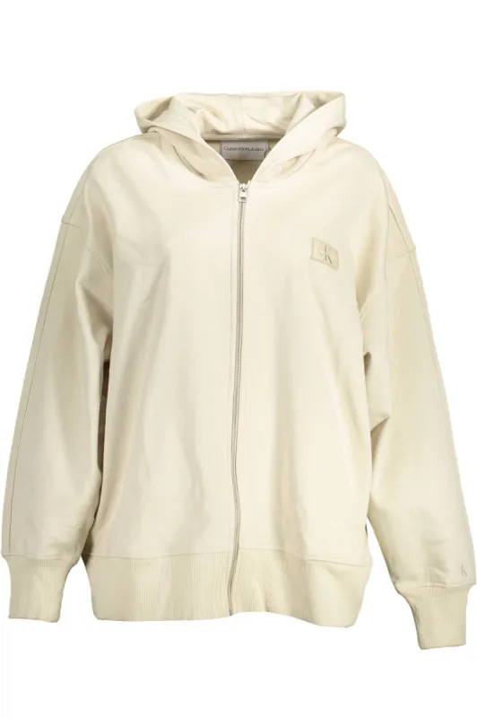 Beige Cotton Women Sweater sold by Louxly