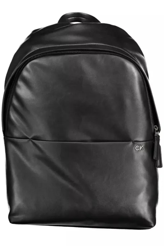 Black Polyester Men Backpack sold by Louxly