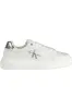 White Leather Women Sneaker sold by Louxly