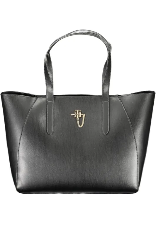 Black Polyethylene Women Handbag sold by Louxly