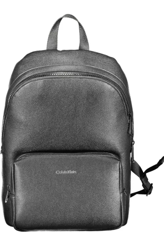 Black Polyethylene Men Backpack sold by Louxly