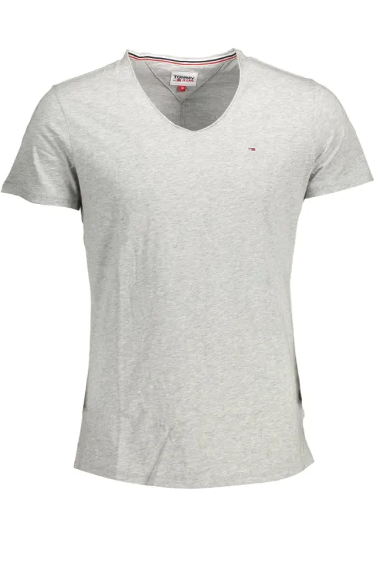 Gray Polyester Men T-Shirt made by Tommy Hilfiger