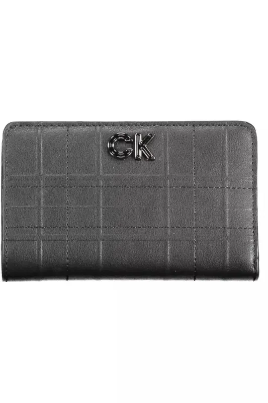 Chic Black Tri-Fold Wallet with RFID Lock sold by Louxly