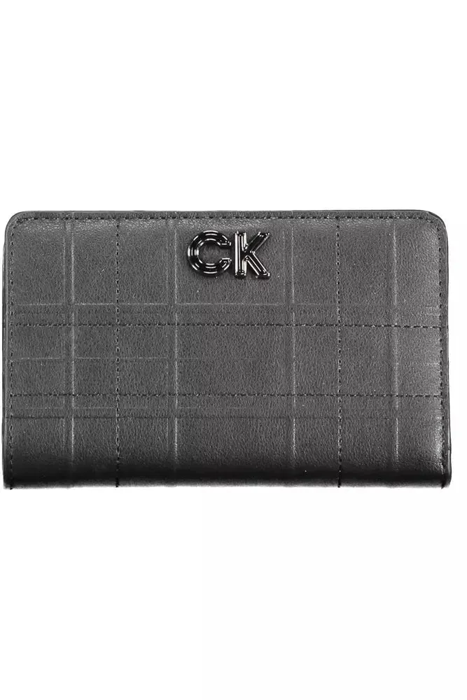 Chic Black Tri-Fold Wallet with RFID Lock sold by Louxly