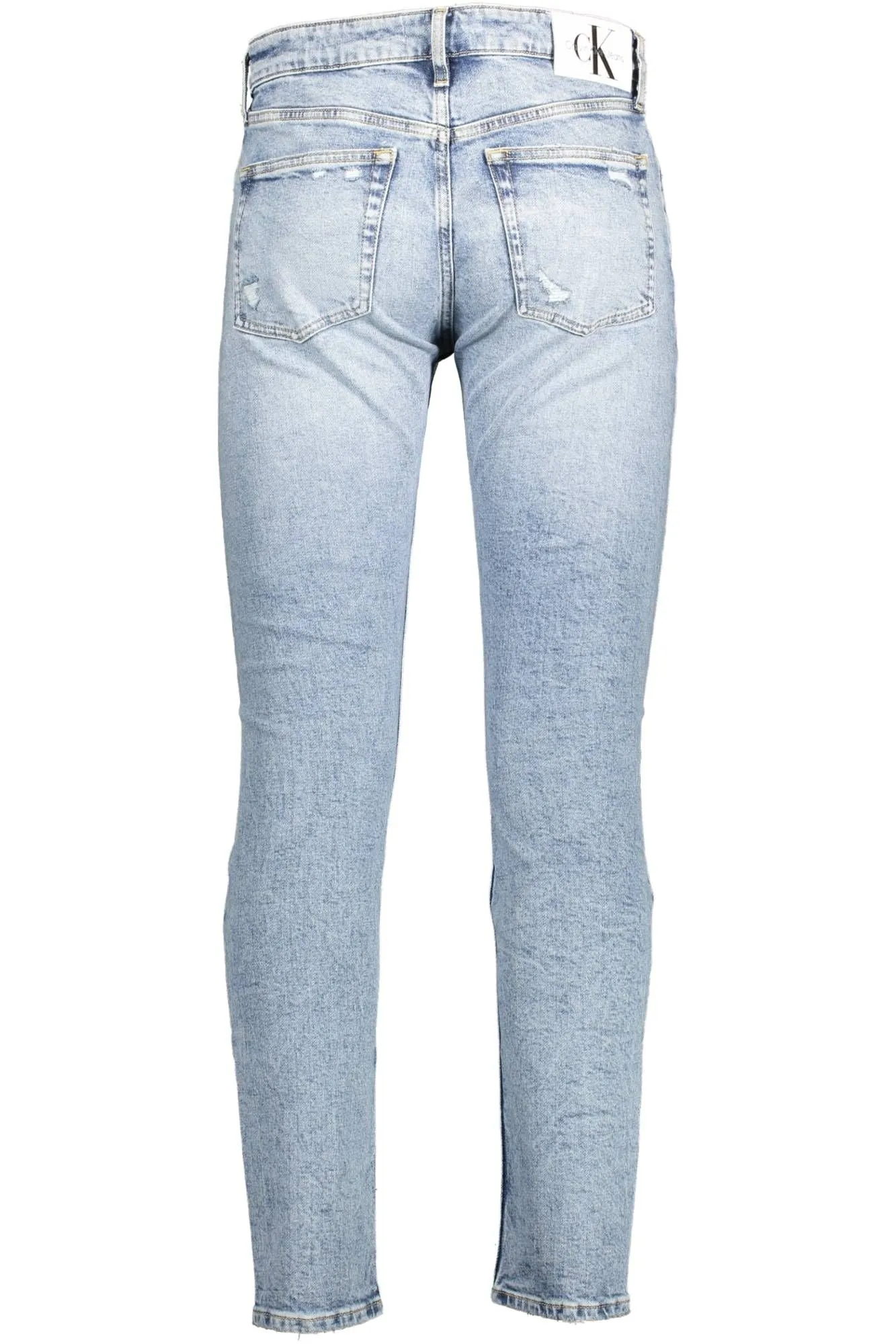 Light Blue Cotton Men Jeans sold by Louxly product image thumbnail 2