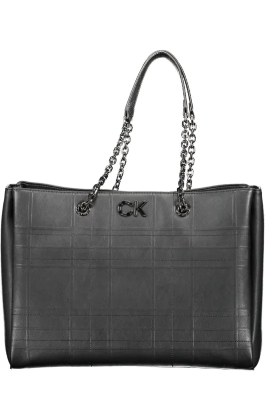 Black Polyester Women Handbag sold by Louxly